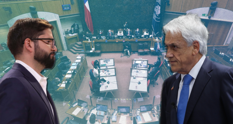 Gabriel Boric y Sebastian Piñera