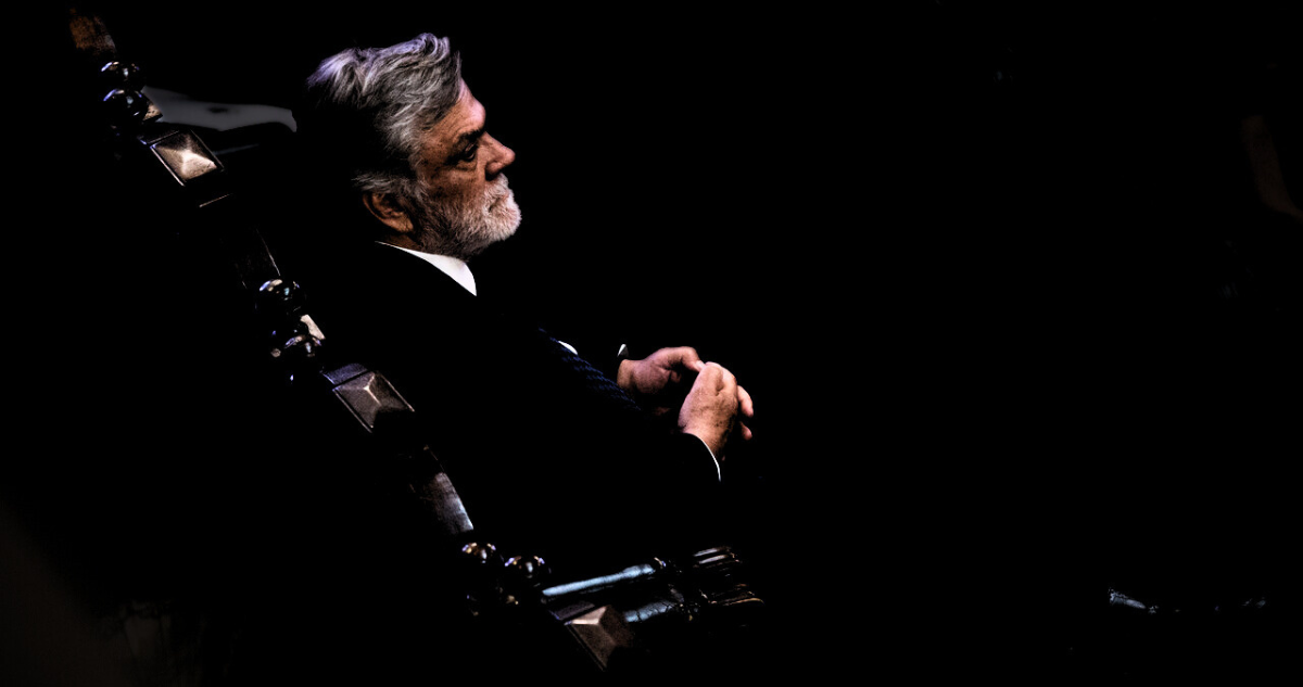 Pablo Longueira en el funeral de Estado de Sebastián Piñera