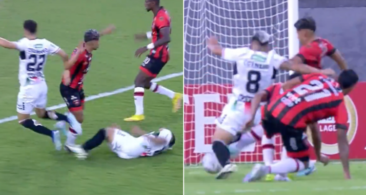 El penal que enciende la polémica en Libertadores para Palestino.