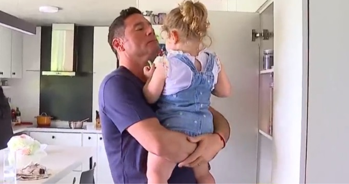 Pancho Saavedra y su hija Laura