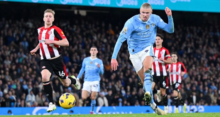 Manchester City venció al Brentford por Premier League.