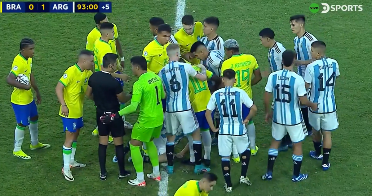 Argentina eliminó a Brasil en el Preolímpico Sub 23.
