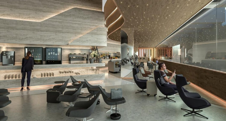 Imagen digital del futuro salón Desierto de Primeclass Pacifico