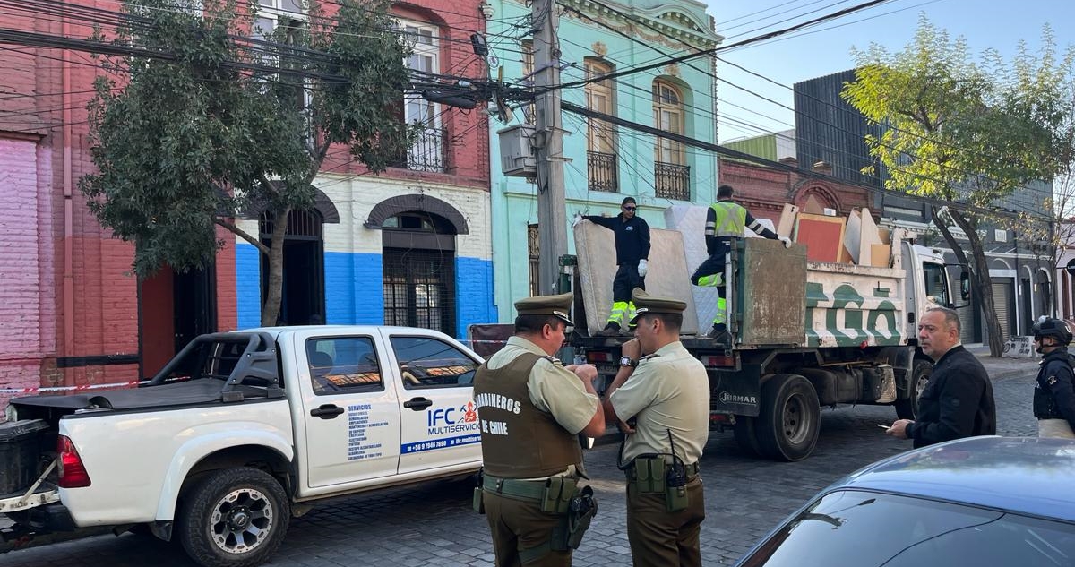 Desalojan nueva propiedad tomada en Santiago: era subarrendada desde 2018