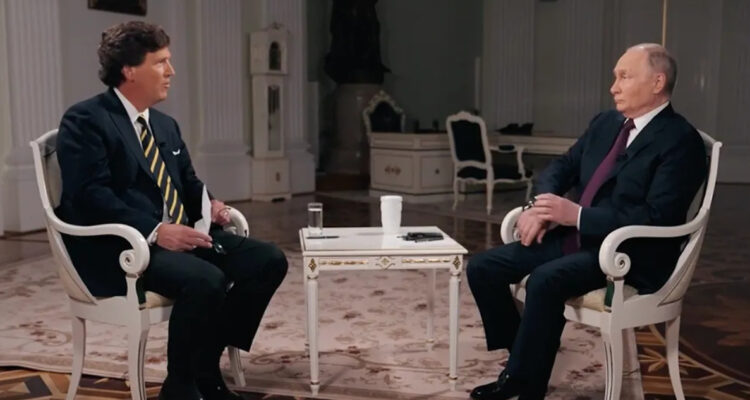 “Ucrania es un Estado artificial”: Putin revela a periodista estadounidense cómo darle fin a la guerra