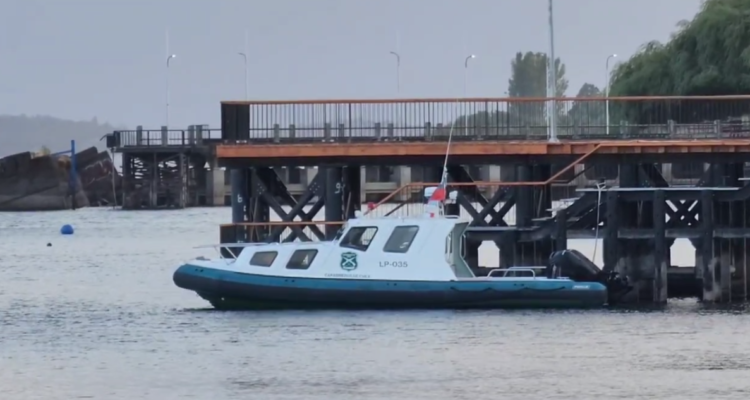 Vehículo en medio de rescate del cuerpo de Sebastián Piñera