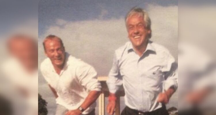 Sebastián Keitel se despidió del expresidente Sebastián Piñera.