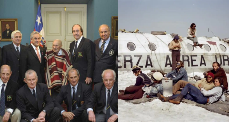 La vez que Piñera se reunió con los rugbistas que inspiraron “La sociedad de la nieve” en La Moneda