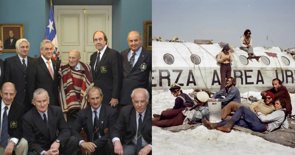 La vez que Piñera se reunió con los rugbistas que inspiraron “La sociedad de la nieve” en La Moneda