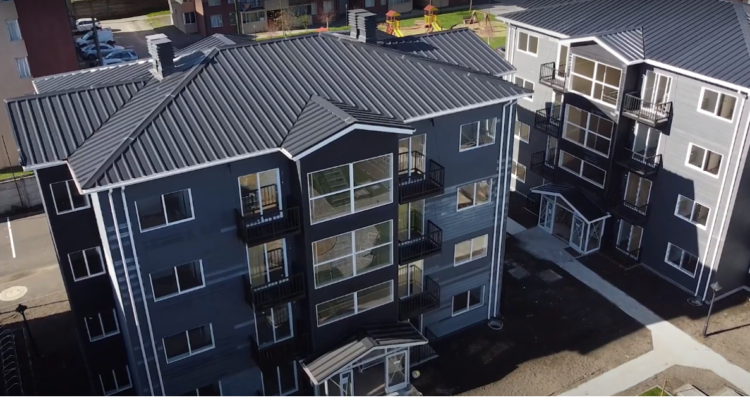 Edificios de condominio Horizonte del Pacífico que será administrado por Serviu
