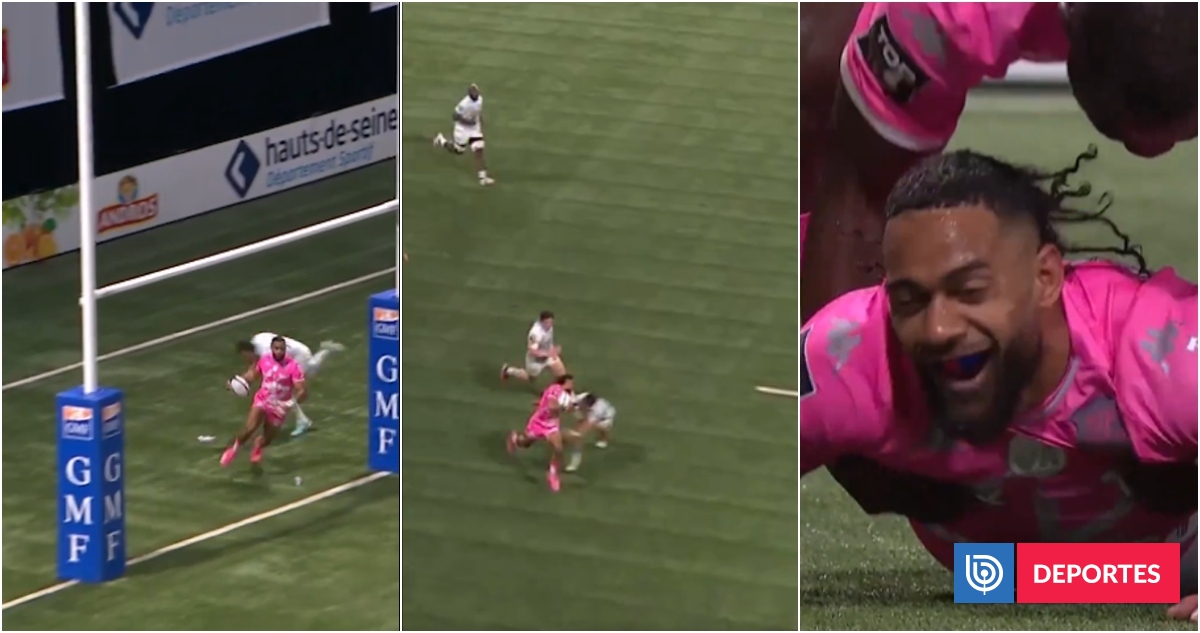 Tryon Francia Corrió toda la cancha: el increíble try en Francia que dejó a todos locos