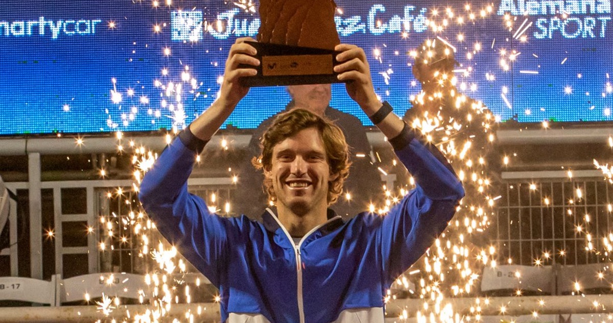 Nicolás Jarry defenderá su título del ATP de Santiago.