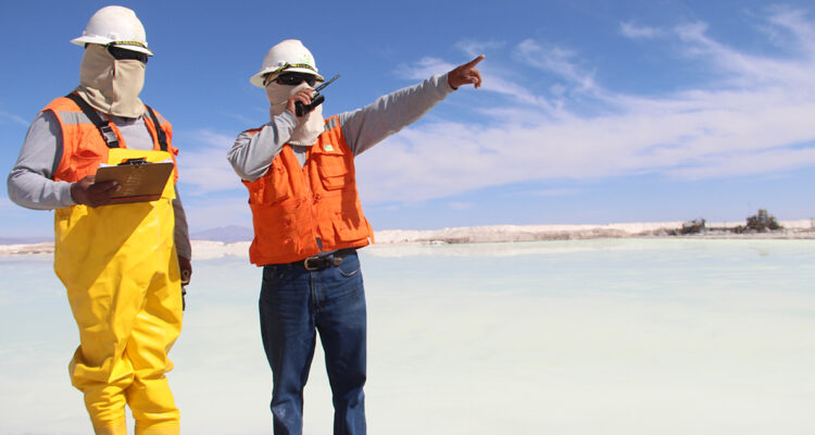 Imagen corporativa de SQM sobre el litio