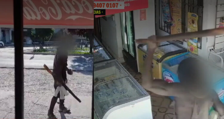 Vecinos denuncian que violento sujeto amenaza a barrio de San Miguel: ataca a personas y locales