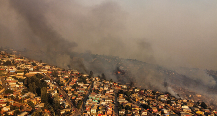Vista aérea de Viña del Mar en referencia a “Teletón por Viña”.