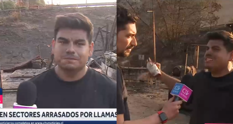 Joven que perdió su chatarrería en referencia a su emotivo testimonio