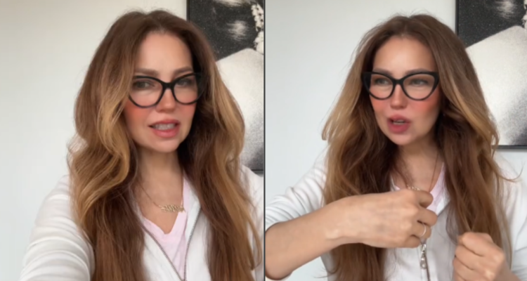 Thalía diagnosticada