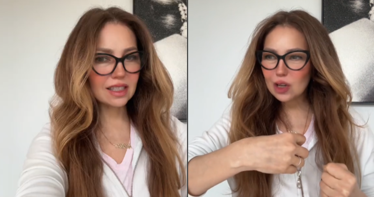 Thalía diagnosticada