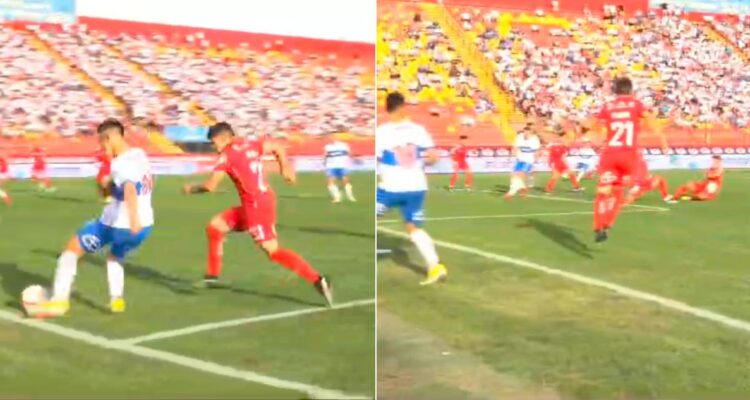 Desde otro ángulo: la polémica jugada que toda la UC pidió como penal en traspié ante Ñublense