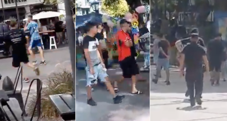 Hinchas argentinos se unen en venganza contra los barristas de Colo Colo.