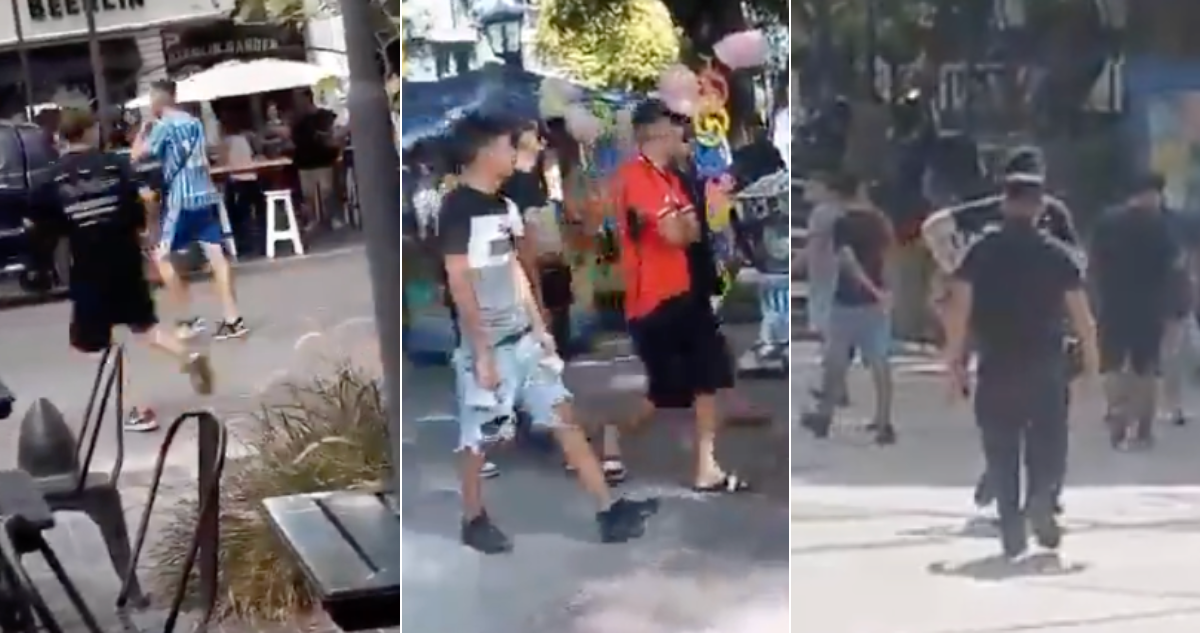 Hinchas argentinos se unen en venganza contra los barristas de Colo Colo.