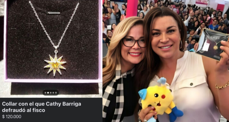 “Collar con el que Cathy Barriga defraudó al fisco”: por Facebook venden uno de los Swarovski de Maipú
