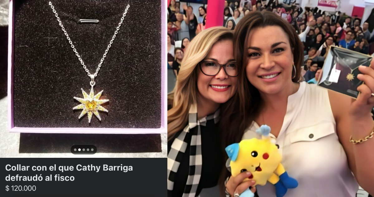 “Collar con el que Cathy Barriga defraudó al fisco”: por Facebook venden uno de los Swarovski de Maipú