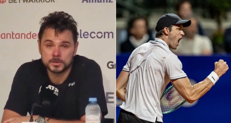 El llanto y desolación de Wawrinka tras caer ante Jarry en Buenos Aires: “Es difícil perder así”