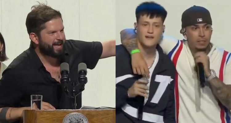 Presidente Boric fue ovacionado tras eufórica presentación a Young Cister y Kid Vodoo: “Mi hermano…”
