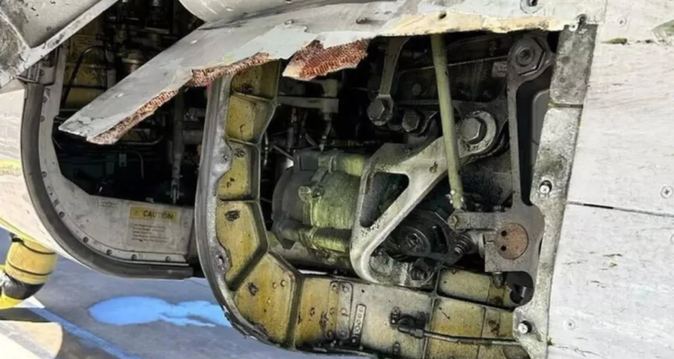 Boeing sufre nuevo incidente con uno de sus aviones: Un 737 aterrizó sin parte del fuselaje en Oregon