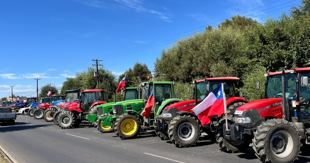 Manifestación de agricultores