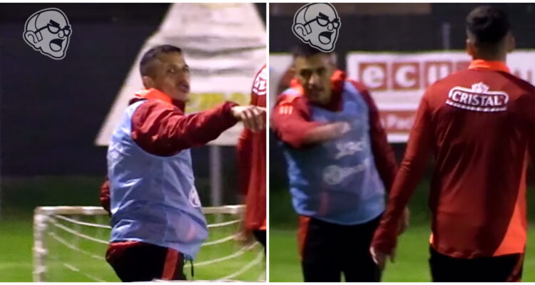 Alexis Sánchez entrenamiento La Roja