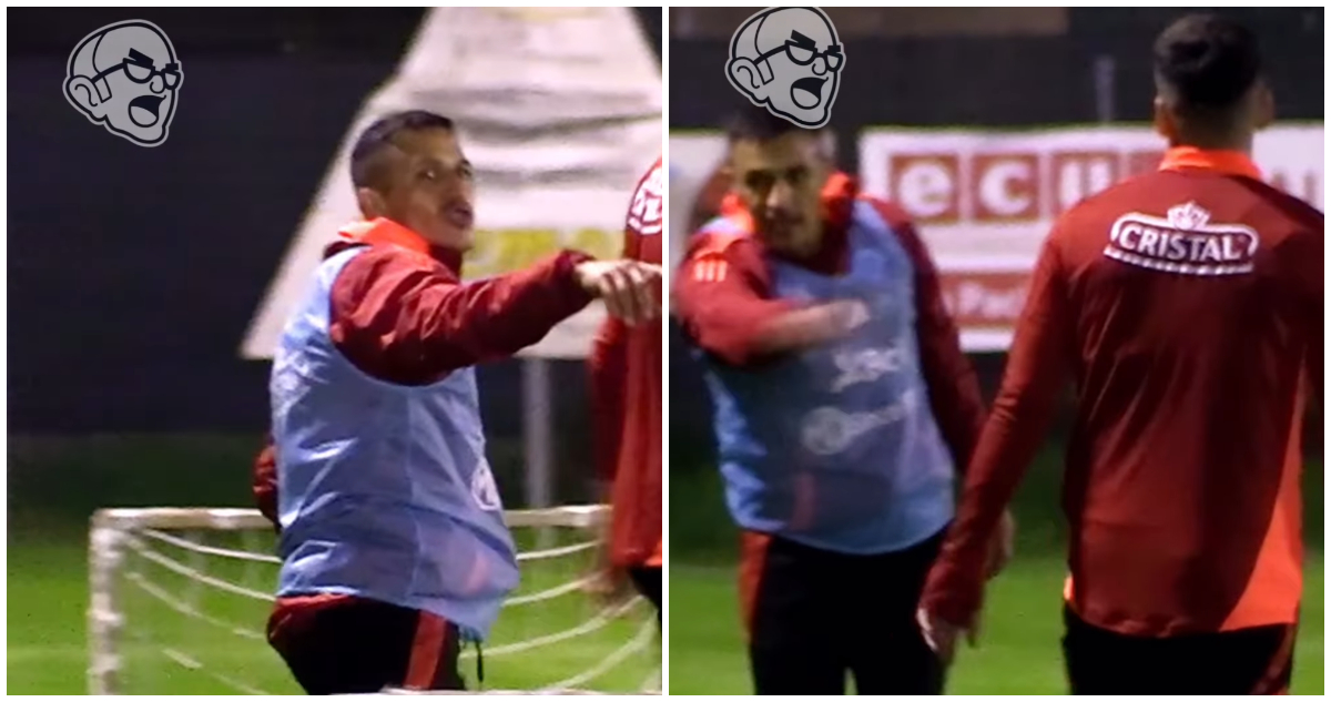 Alexis Sánchez entrenamiento La Roja
