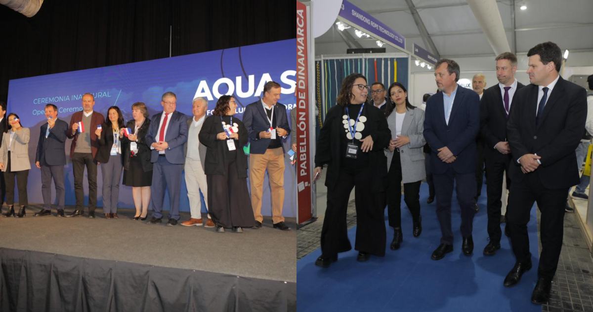 Con 20 países participando inicia Aquasur en Puerto Montt, feria acuícola de importancia internacional