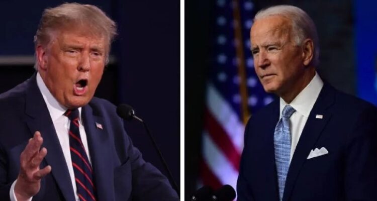 Joe Biden y Donald Trump encienden el debate antes de las elecciones presidenciales de Estados Unidos (EE-UU).