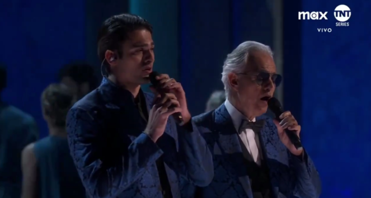Andrea y Matteo Bocelli en los Premios Óscar