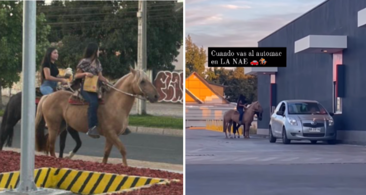 A caballo al Automac de Talca