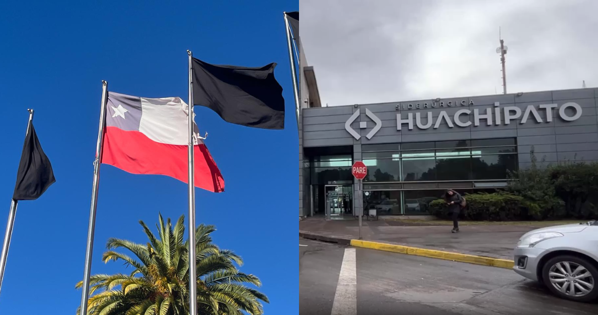 Si cae Huachipato, caen otras empresas: alcaldes izan banderas negras como duelo regional por cierre