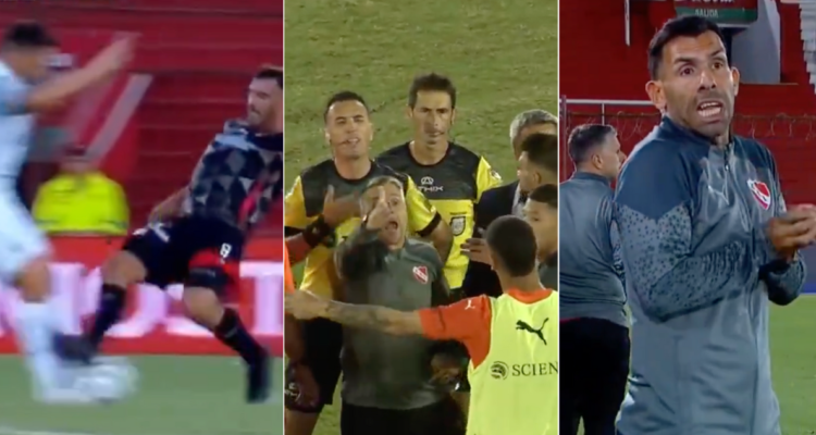 Polémico partido entre Independiente y Barracas Central.