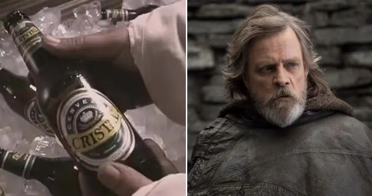 Cerveza Cristal a Mark Hamill