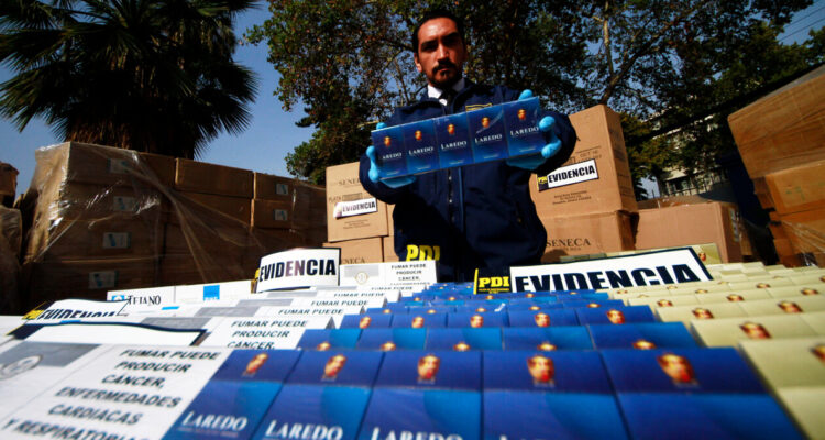 cajetillas de cigarro de contrabaando