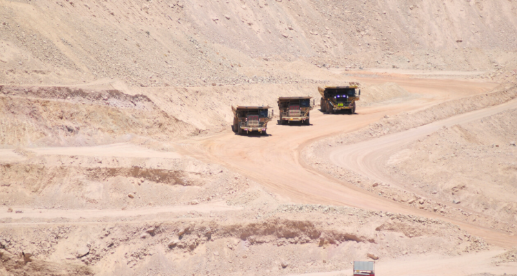 Operaciones mineras de Codelco.