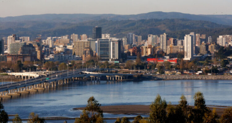 Fotografía de concepción desde san pedro de la paz