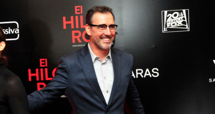 Cristián Campos en premiere de película Hilo Rojo en referencia a querella por abuso sexual en su contra