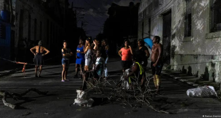 Imagen de archivo de un apagón en septiembre de 2022 en La Habana