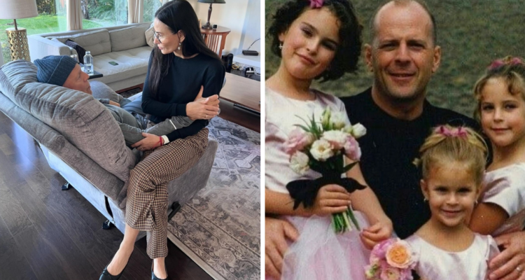 Hoy es el cumpleaños de Bruce Willis y Demi Moore compartió imágenes junto a él.