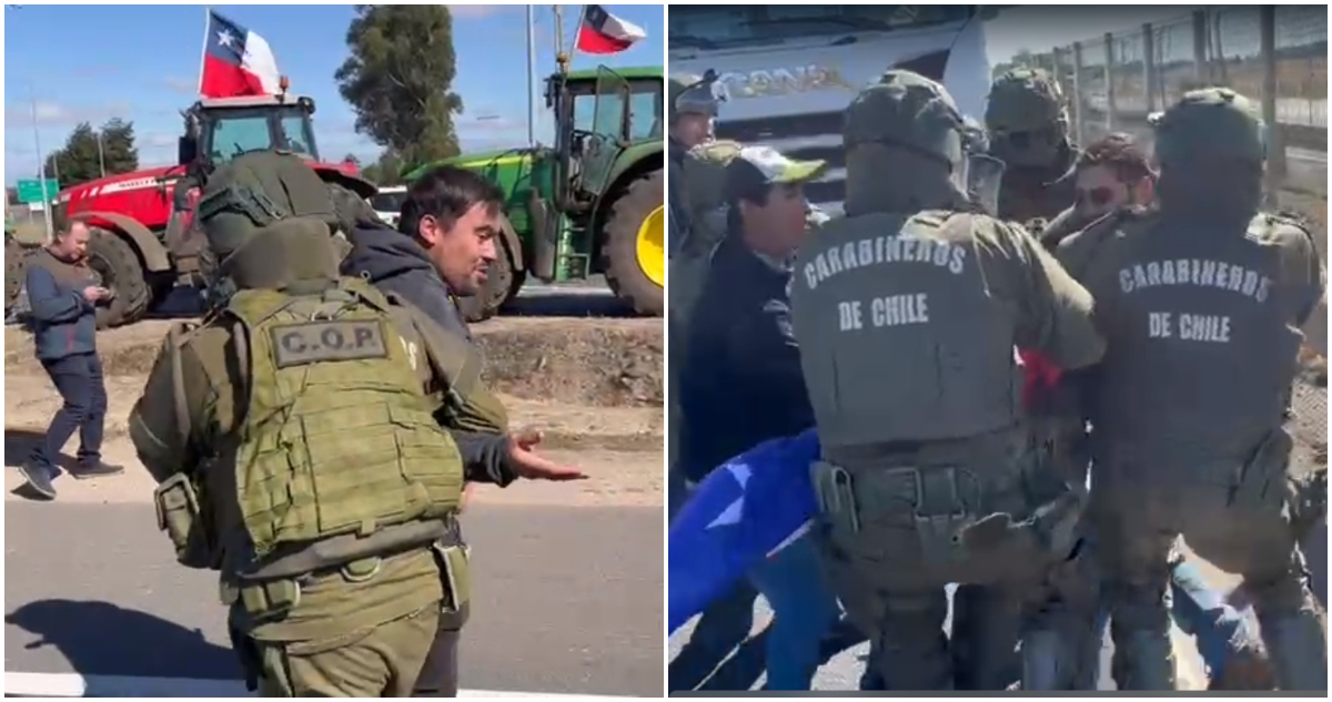 Detenidos en protesta de agricultores