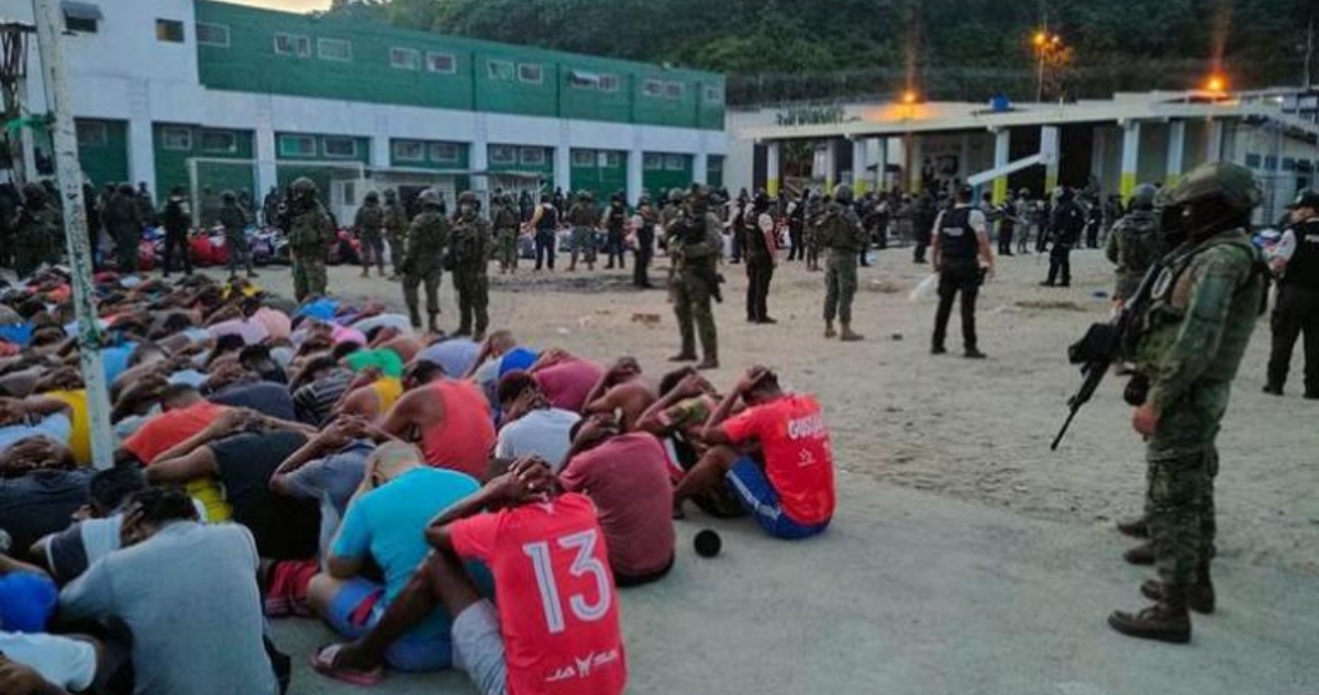 Operativo en una cárcel de Ecuador
