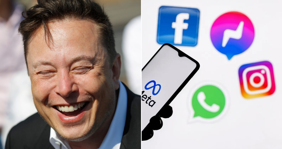Elon Musk, Facebook e Instagram