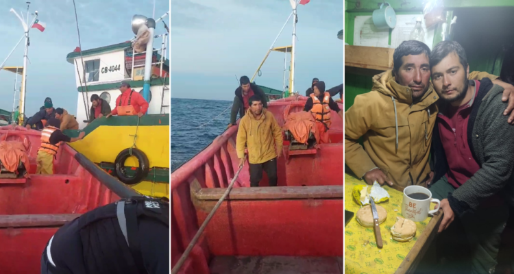 Encuentran con vida a pescadores, padre e hijo, desaparecidos hace una semana en Isla Santa María